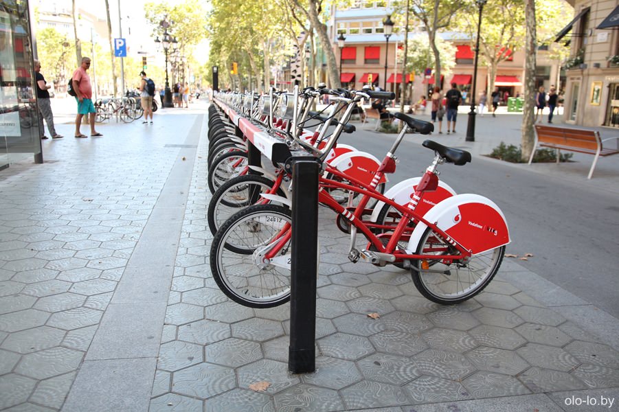 велосипеды в Барселоне