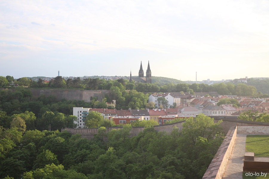 Панорамный вид на Вышеград, Прага