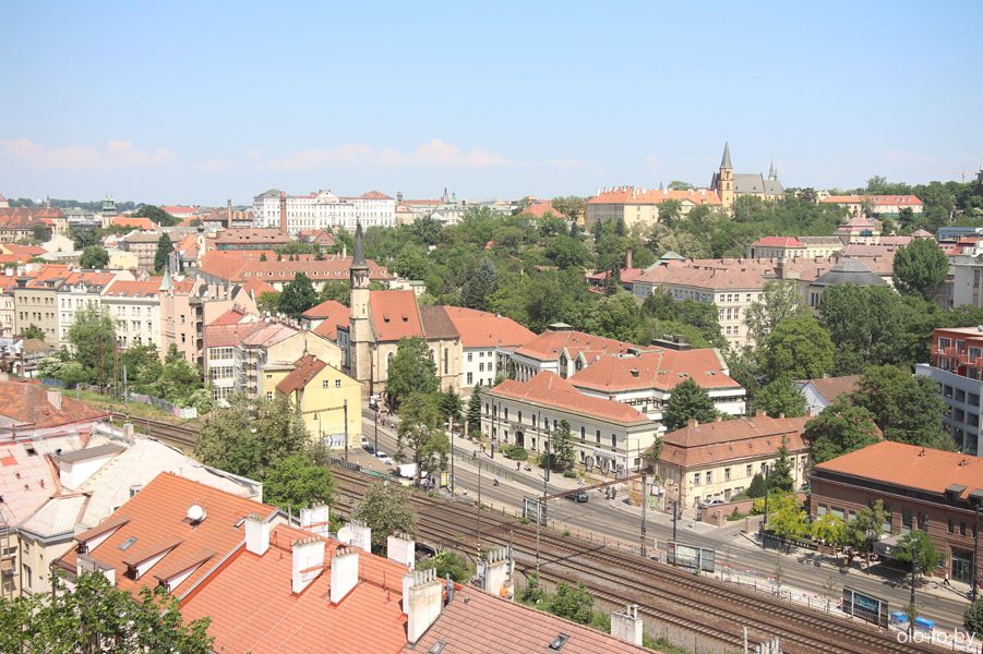 Панорама Праги, вид из Вышеграда