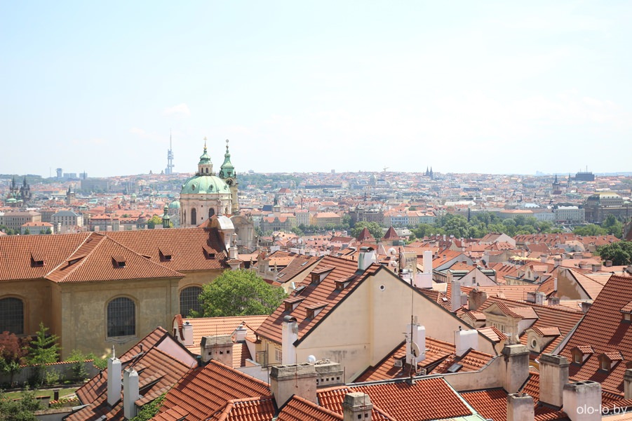Вид на Прагу с Прожского Града