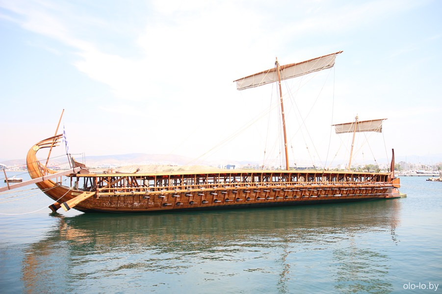 Триера Олимпия, Пирей