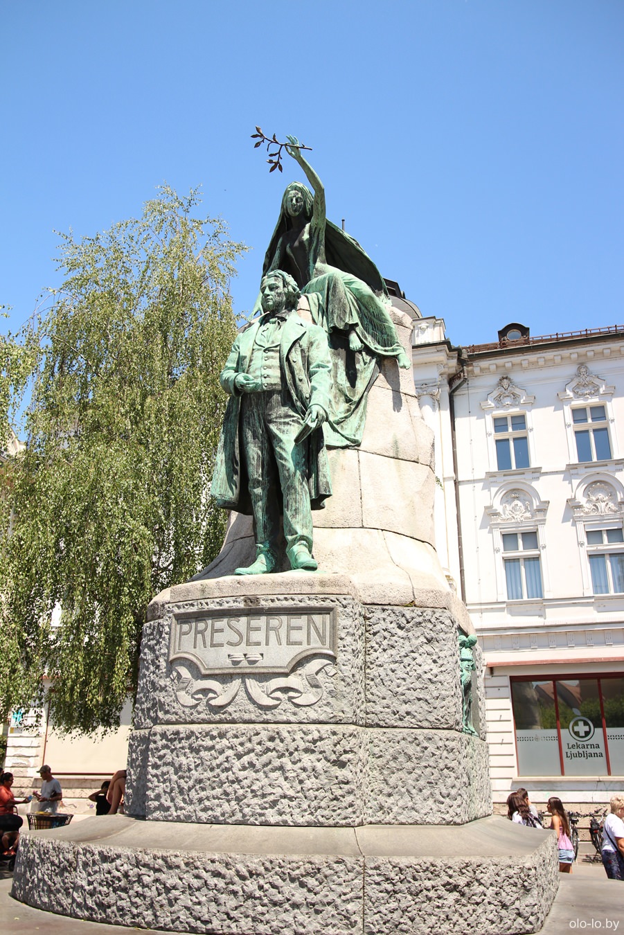 памятник Францу Прешерену, Любляна