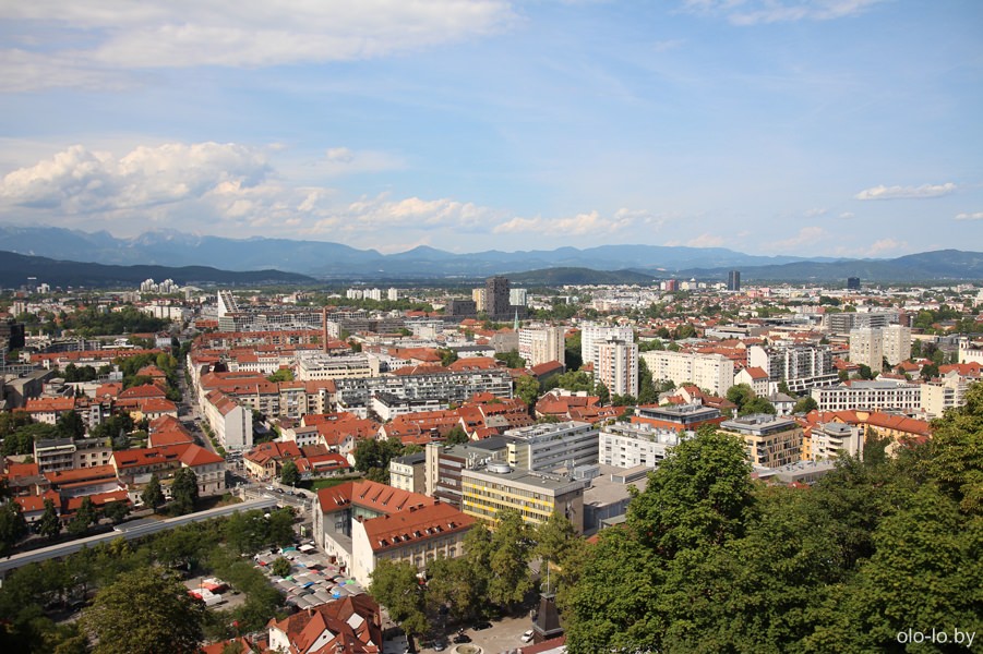 панорама Любляны