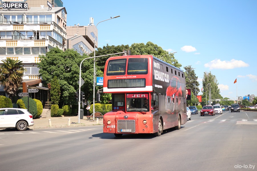автобус в Скопье