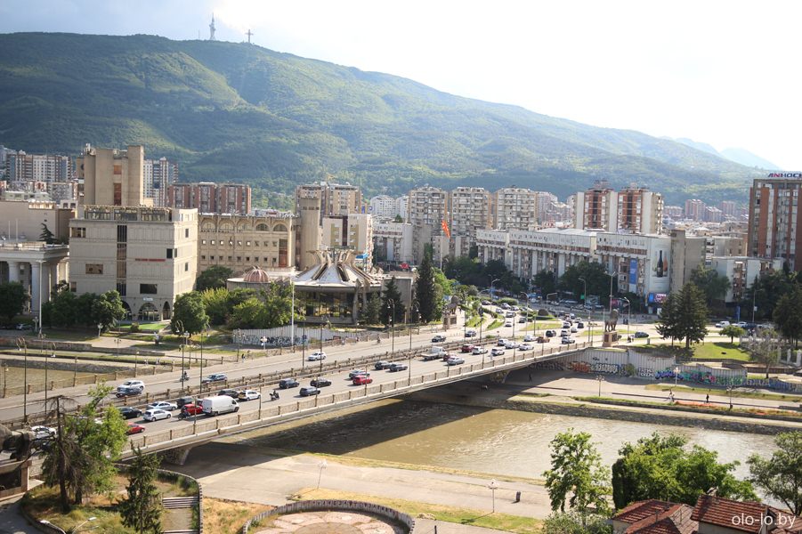 панорамные виды на Скопье