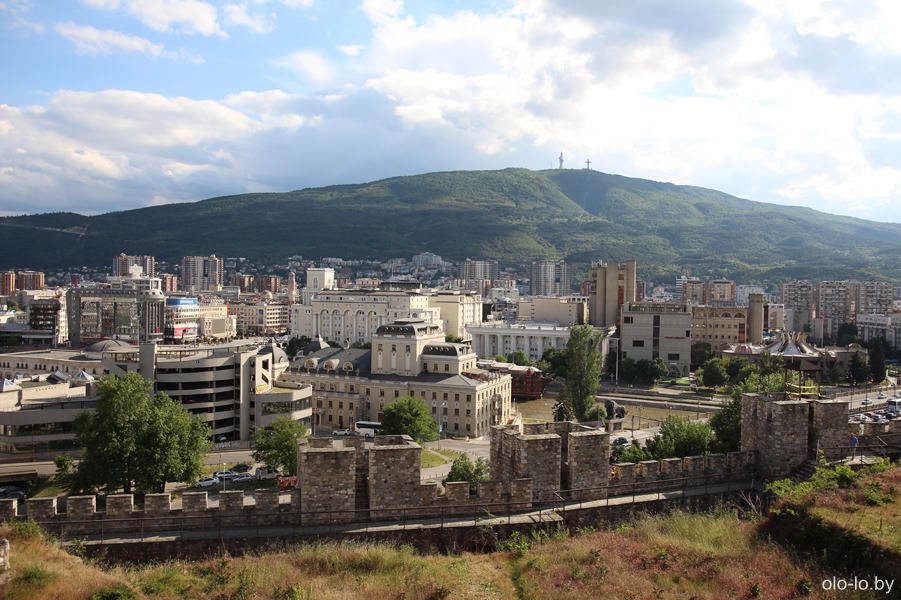 панорамные виды на Скопье