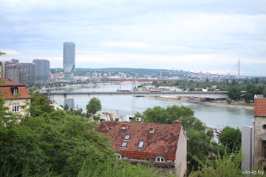 панорама Белграда, вид с крепости