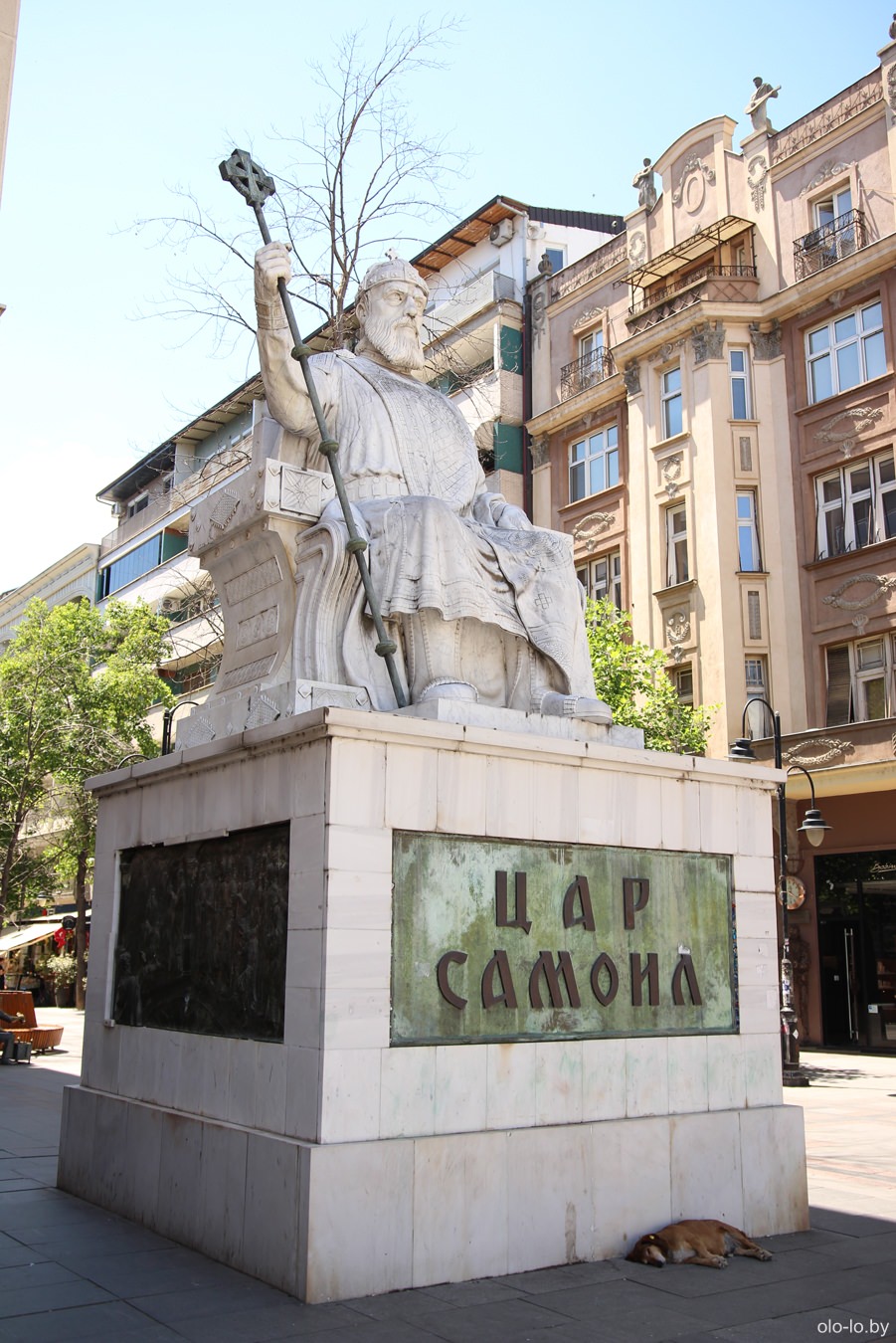 памятник царю Самуилу, Скопье